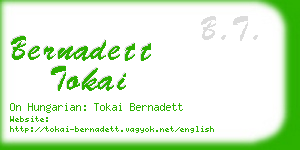 bernadett tokai business card